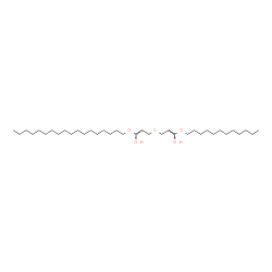 ChemSpider 2D Image | (1E)-1-(Dodecyloxy)-3-{[(2E)-3-hydroxy-3-(octadecyloxy)-2-propen-1-yl]sulfanyl}-1-propen-1-ol | C36H70O4S
