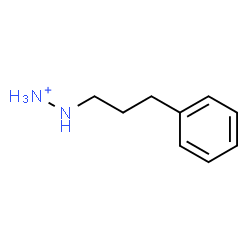 ChemSpider 2D Image | (3-Phenylpropyl)hydrazinium | C9H15N2
