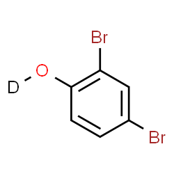 ChemSpider 2D Image | 2,4-Dibromo(O-~2~H)phenol | C6H3DBr2O