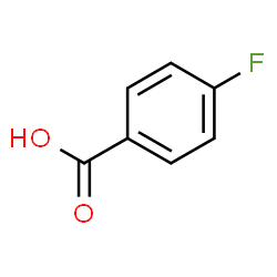 ChemSpider 2D图像| 4-氟苯甲酸| C7H5FO2
