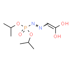 ChemSpider 2D Image | Diisopropyl [(E)-(2,2-dihydroxyvinyl)diazenyl]phosphonate | C8H17N2O5P