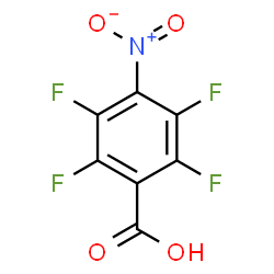ChemSpider 2D Image | 2,3,5,6-Tetrafluoro-4-nitrobenzoic acid | C7HF4NO4