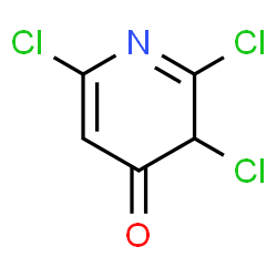 ChemSpider 2D Image | 2,3,6-Trichloro-4(3H)-pyridinone | C5H2Cl3NO