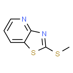 ChemSpider 2D Image | 2-(Methylthio)thiazolo[4,5-b]pyridine | C7H6N2S2