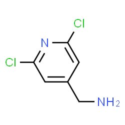 ChemSpider 2D Image | 2,6-Dichloropyridine-4-Methylamine | C6H6Cl2N2