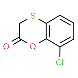 ChemSpider 2D Image | 8-Chloro-1,4-benzoxathiin-2(3H)-one | C8H5ClO2S