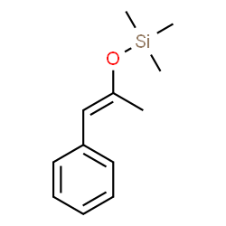 ChemSpider 2D Image | Trimethyl{[(1E)-1-phenyl-1-propen-2-yl]oxy}silane | C12H18OSi