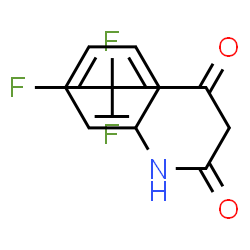 ChemSpider 2D Image | 4,4,4-Trifluoro-3-oxo-N-phenylbutanamide | C10H8F3NO2
