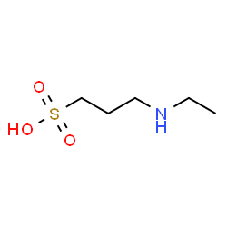 ChemSpider 2D Image | 3-(Ethylamino)-1-propanesulfonic acid | C5H13NO3S