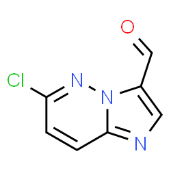 ChemSpider 2D Image | 6-Chloroimidazo[1,2-b]pyridazine-3-carbaldehyde | C7H4ClN3O