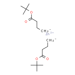ChemSpider 2D Image | Zinc bis(3-{[(2-methyl-2-propanyl)oxy]carbonyl}propan-1-ide) | C16H30O4Zn