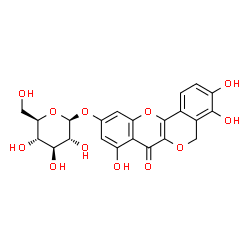 ChemSpider 2D Image | Ophioglonin 7-O-Î²-D-glucopyranoside | C22H20O12