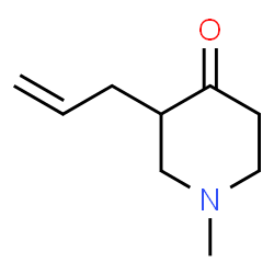 ChemSpider 2D Image | 3-Allyl-1-methyl-4-piperidinone | C9H15NO