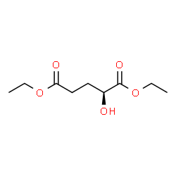 ChemSpider 2D Image | Diethyl (2S)-2-hydroxypentanedioate | C9H16O5