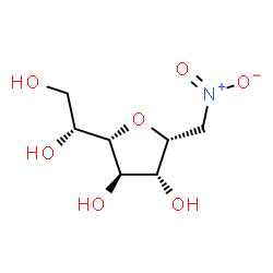 ChemSpider 2D Image | A-D-GALACTOFURANOSYL NITROMETHANE | C7H13NO7