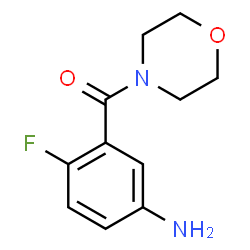 ChemSpider 2D Image | (5-Amino-2-fluorophenyl)(4-morpholinyl)methanone | C11H13FN2O2