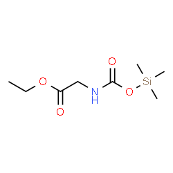 ChemSpider 2D Image | Ethyl N-{[(trimethylsilyl)oxy]carbonyl}glycinate | C8H17NO4Si
