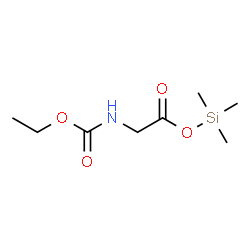 ChemSpider 2D Image | Trimethylsilyl N-(ethoxycarbonyl)glycinate | C8H17NO4Si