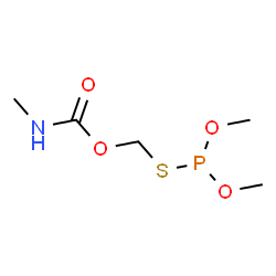 ChemSpider 2D Image | [(Dimethoxyphosphino)sulfanyl]methyl methylcarbamate | C5H12NO4PS