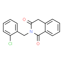 ChemSpider 2D Image | 2-(2-Chlorobenzyl)-1,3(2H,4H)-isoquinolinedione | C16H12ClNO2