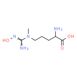 ChemSpider 2D Image | N~5~-(N'-Hydroxycarbamimidoyl)-N~5~-methylornithine | C7H16N4O3