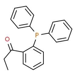 ChemSpider 2D Image | 1-[2-(Diphenylphosphino)phenyl]-1-propanone | C21H19OP