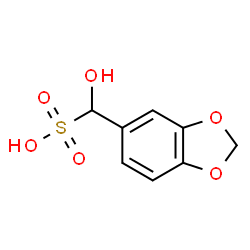 ChemSpider 2D Image | 1,3-Benzodioxol-5-yl(hydroxy)methanesulfonic acid | C8H8O6S