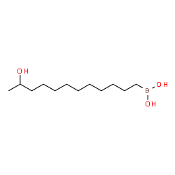 ChemSpider 2D Image | (11-Hydroxydodecyl)boronic acid | C12H27BO3