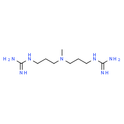 ChemSpider 2D Image | 1,1'-[(Methylimino)di-3,1-propanediyl]diguanidine | C9H23N7