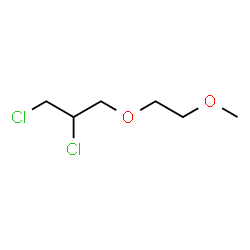 ChemSpider 2D Image | 1,2-Dichloro-3-(2-methoxyethoxy)propane | C6H12Cl2O2