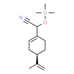 ChemSpider 2D Image | [(4R)-4-Isopropenyl-1-cyclohexen-1-yl][(trimethylsilyl)oxy]acetonitrile | C14H23NOSi