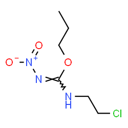 ChemSpider 2D Image | Propyl N-(2-chloroethyl)-N'-nitrocarbamimidate | C6H12ClN3O3