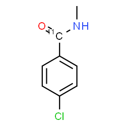 ChemSpider 2D Image | 4-Chloro-N-methyl(carbonyl-~11~C)benzamide | C711CH8ClNO