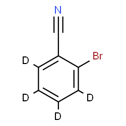 ChemSpider 2D Image | 2-Bromo(~2~H_4_)benzonitrile | C7D4BrN