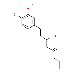 ChemSpider 2D Image | 6-Hydroxy-8-(4-hydroxy-3-methoxyphenyl)-4-octanone | C15H22O4
