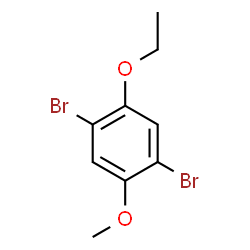 ChemSpider 2D Image | 1,4-Dibromo-2-ethoxy-5-methoxybenzene | C9H10Br2O2