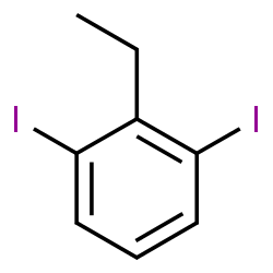 ChemSpider 2D Image | 2-Ethyl-1,3-diiodobenzene | C8H8I2