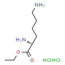 ChemSpider 2D Image | Ethyl L-lysinate dihydrochloride | C8H20Cl2N2O2