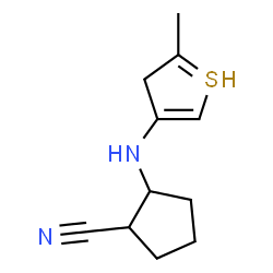 ChemSpider 2D Image | 2-[(2-methyl-3H-thiophen-4-yl)amino]cyclopentanecarbonitrile | C11H15N2S