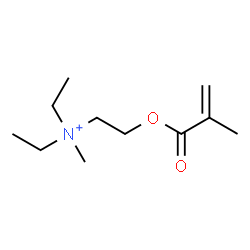 ChemSpider 2D Image | N,N-Diethyl-2-(methacryloyloxy)-N-methylethanaminium | C11H22NO2