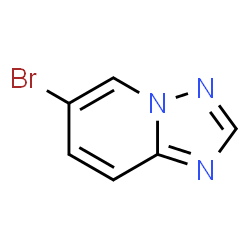 ChemSpider 2D Image | 6-Bromo[1,2,4]triazolo[1,5-a]pyridine | C6H4BrN3