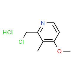 ChemSpider 2D Image | 2-(Chloromethyl)-4-methoxy-3-methylpyridine hydrochloride (1:1) | C8H11Cl2NO