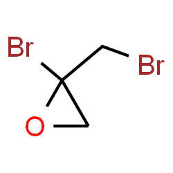 ChemSpider 2D Image | 2-Bromo-2-(bromomethyl)oxirane | C3H4Br2O