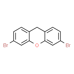 ChemSpider 2D Image | 3,6-Dibromo-9H-xanthene | C13H8Br2O