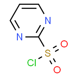 ChemSpider 2D Image | 2-Pyrimidinesulfonyl chloride | C4H3ClN2O2S