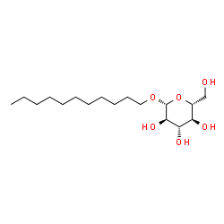 ChemSpider 2D Image | Undecyl b-D-glucopyranoside | C17H34O6