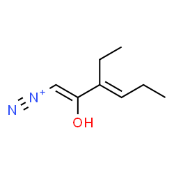 ChemSpider 2D Image | (1Z,3E)-3-Ethyl-2-hydroxy-1,3-hexadiene-1-diazonium | C8H13N2O