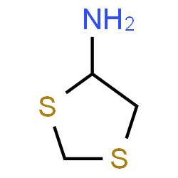 ChemSpider 2D Image | 1,3-Dithiolan-4-amine | C3H7NS2