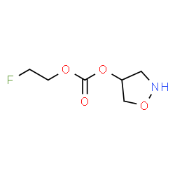 ChemSpider 2D Image | 2-Fluoroethyl 1,2-oxazolidin-4-yl carbonate | C6H10FNO4