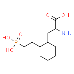 ChemSpider 2D Image | 3-[2-(2-Phosphonoethyl)cyclohexyl]alanine | C11H22NO5P